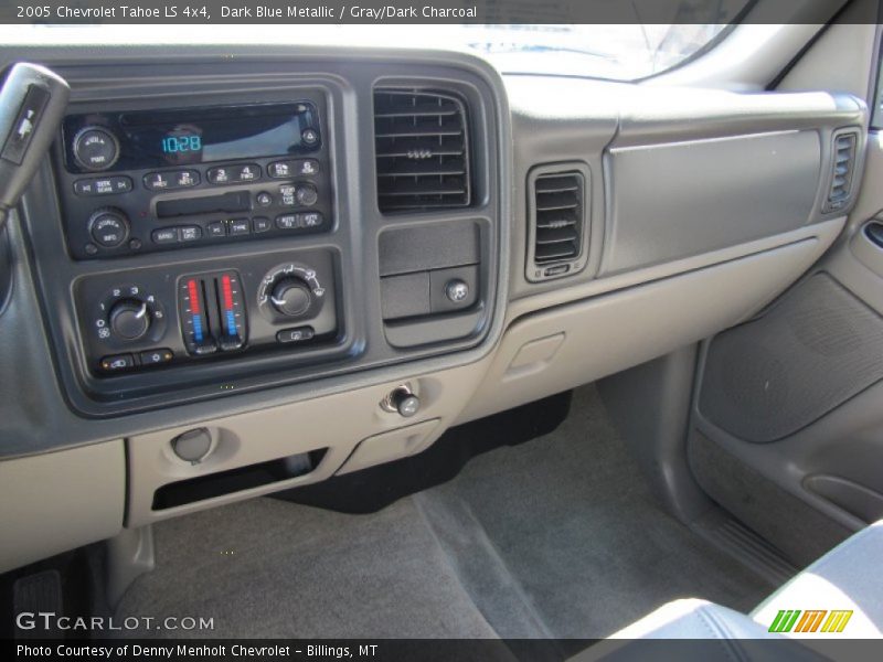 Dark Blue Metallic / Gray/Dark Charcoal 2005 Chevrolet Tahoe LS 4x4
