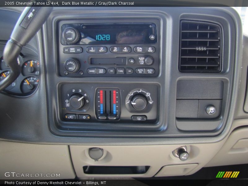 Dark Blue Metallic / Gray/Dark Charcoal 2005 Chevrolet Tahoe LS 4x4