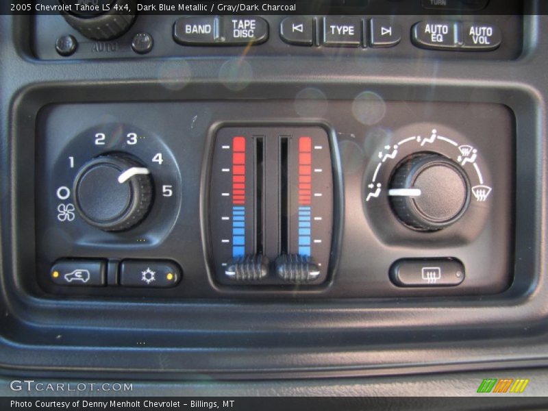 Dark Blue Metallic / Gray/Dark Charcoal 2005 Chevrolet Tahoe LS 4x4