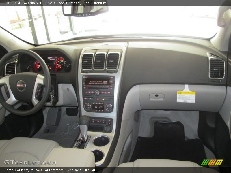 Dashboard of 2012 Acadia SLT