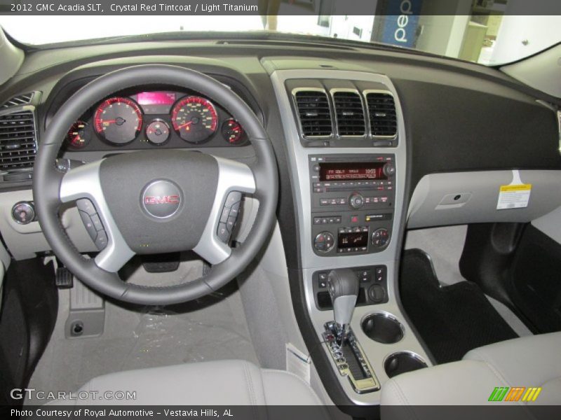 Dashboard of 2012 Acadia SLT