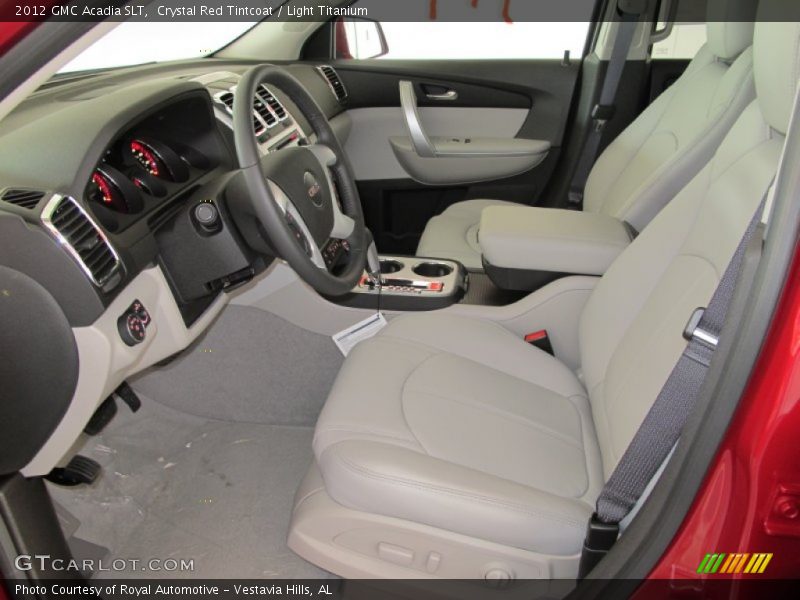  2012 Acadia SLT Light Titanium Interior