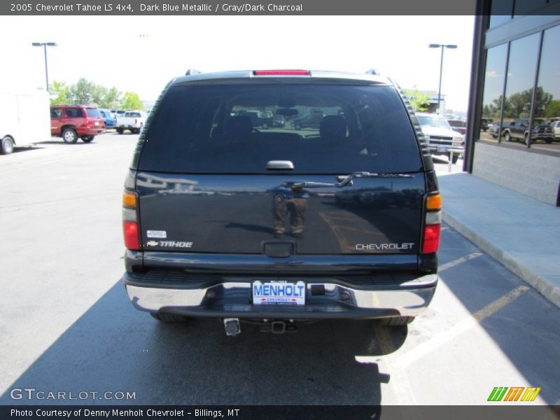 Dark Blue Metallic / Gray/Dark Charcoal 2005 Chevrolet Tahoe LS 4x4
