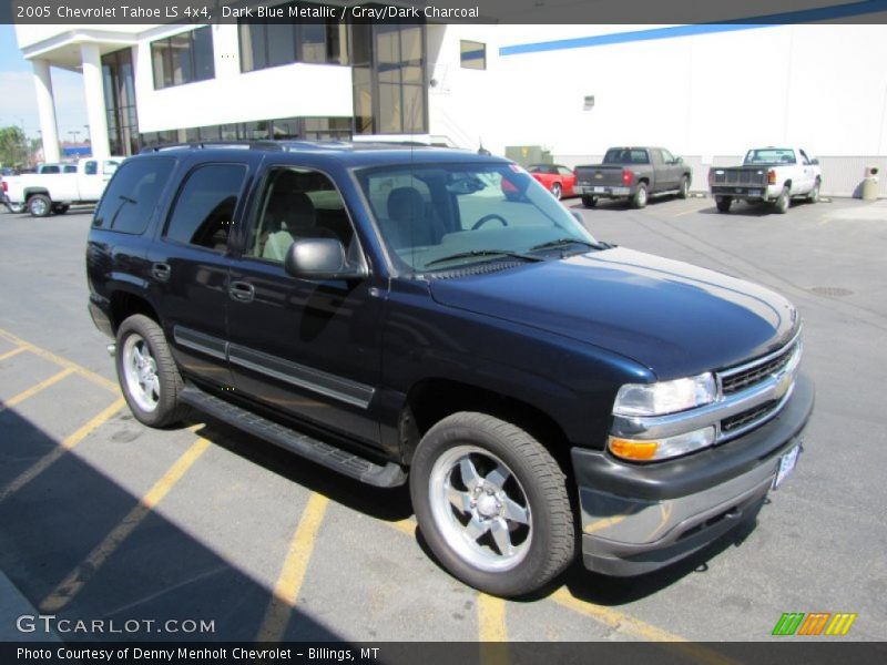 Dark Blue Metallic / Gray/Dark Charcoal 2005 Chevrolet Tahoe LS 4x4