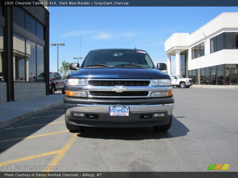 Dark Blue Metallic / Gray/Dark Charcoal 2005 Chevrolet Tahoe LS 4x4