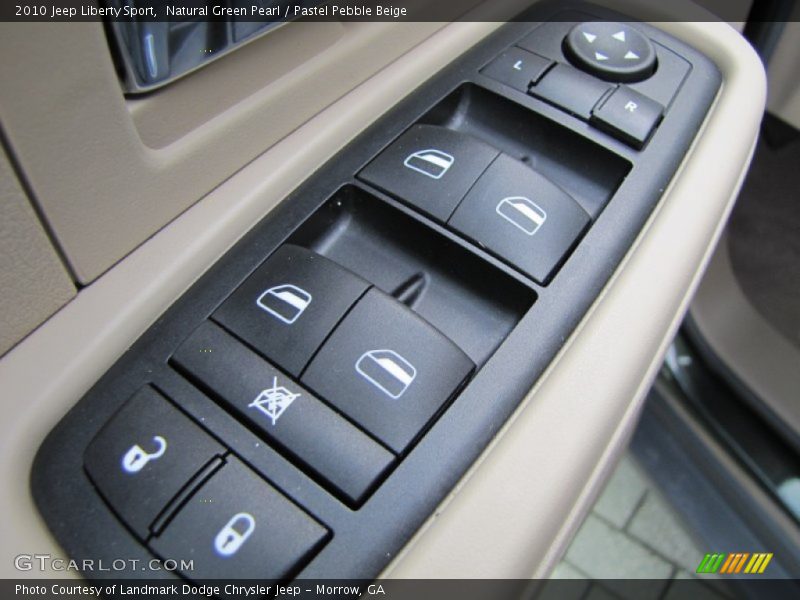 Natural Green Pearl / Pastel Pebble Beige 2010 Jeep Liberty Sport