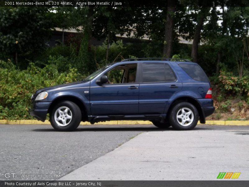 Azure Blue Metallic / Java 2001 Mercedes-Benz ML 320 4Matic