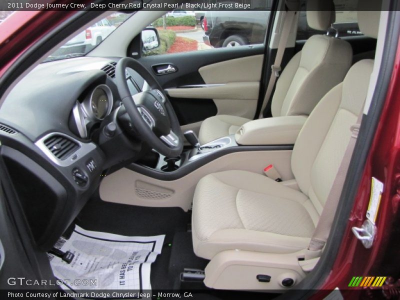  2011 Journey Crew Black/Light Frost Beige Interior