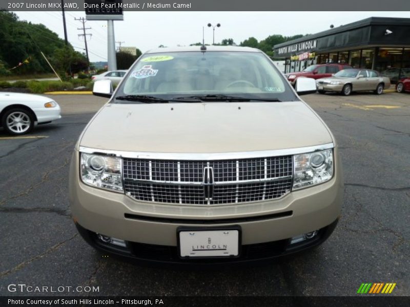 Dune Pearl Metallic / Medium Camel 2007 Lincoln MKX AWD
