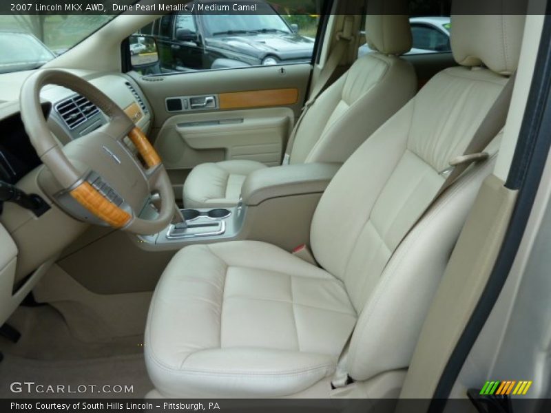 Dune Pearl Metallic / Medium Camel 2007 Lincoln MKX AWD