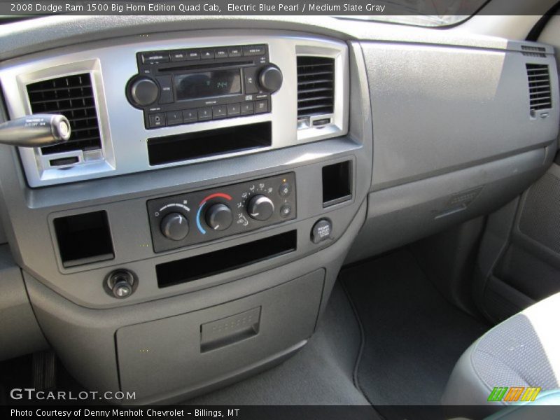 Electric Blue Pearl / Medium Slate Gray 2008 Dodge Ram 1500 Big Horn Edition Quad Cab