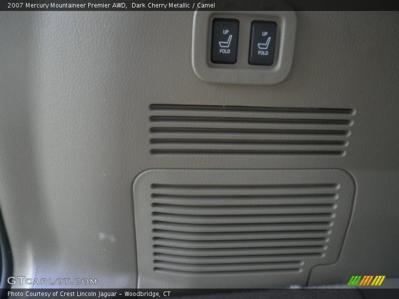 Dark Cherry Metallic / Camel 2007 Mercury Mountaineer Premier AWD