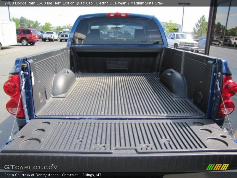 Electric Blue Pearl / Medium Slate Gray 2008 Dodge Ram 1500 Big Horn Edition Quad Cab