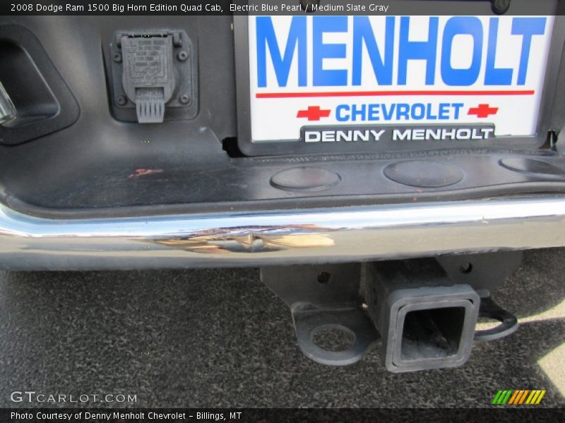 Electric Blue Pearl / Medium Slate Gray 2008 Dodge Ram 1500 Big Horn Edition Quad Cab