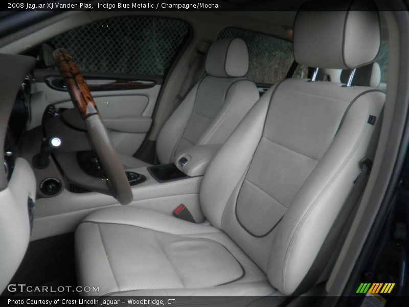  2008 XJ Vanden Plas Champagne/Mocha Interior