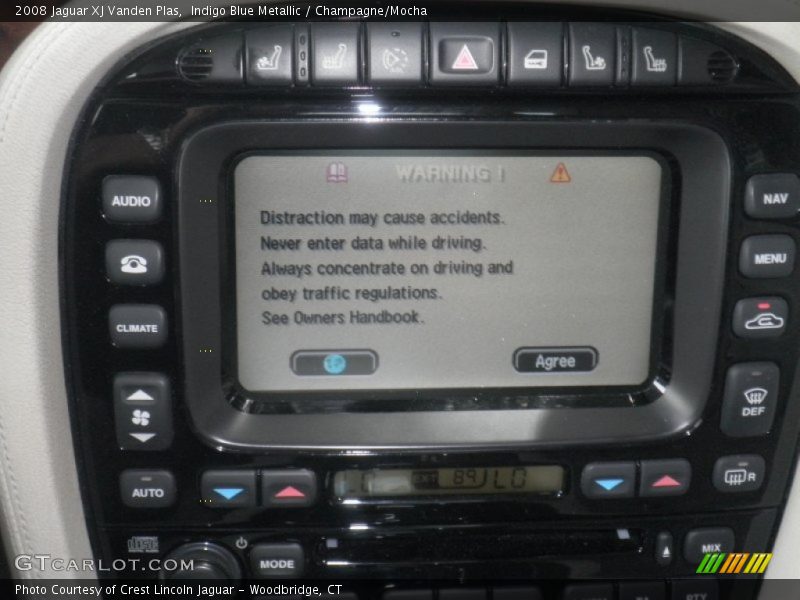 Navigation of 2008 XJ Vanden Plas