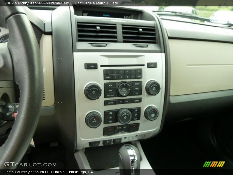 Light Sage Metallic / Black 2009 Mercury Mariner V6 Premier 4WD