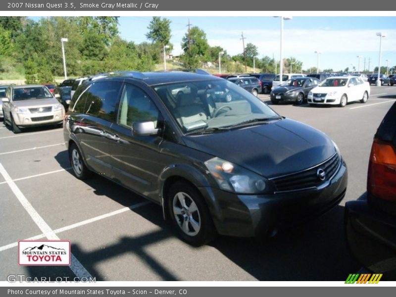 Smoke Gray Metallic / Gray 2007 Nissan Quest 3.5