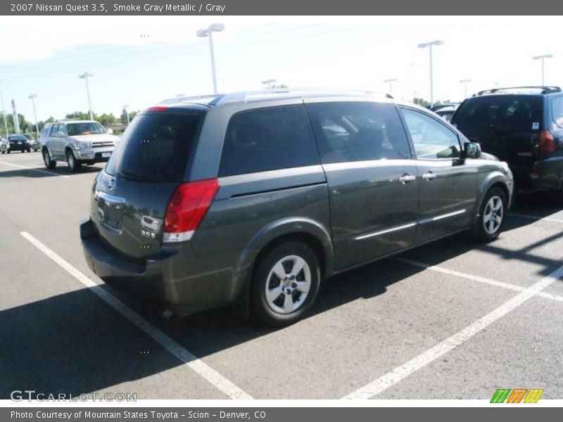 Smoke Gray Metallic / Gray 2007 Nissan Quest 3.5
