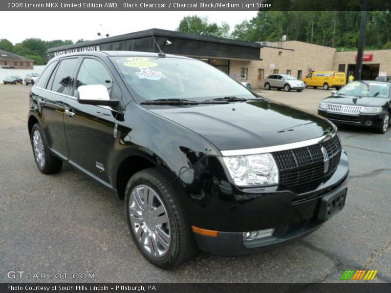 Black Clearcoat / Charcoal Black/Medium Light Stone 2008 Lincoln MKX Limited Edition AWD