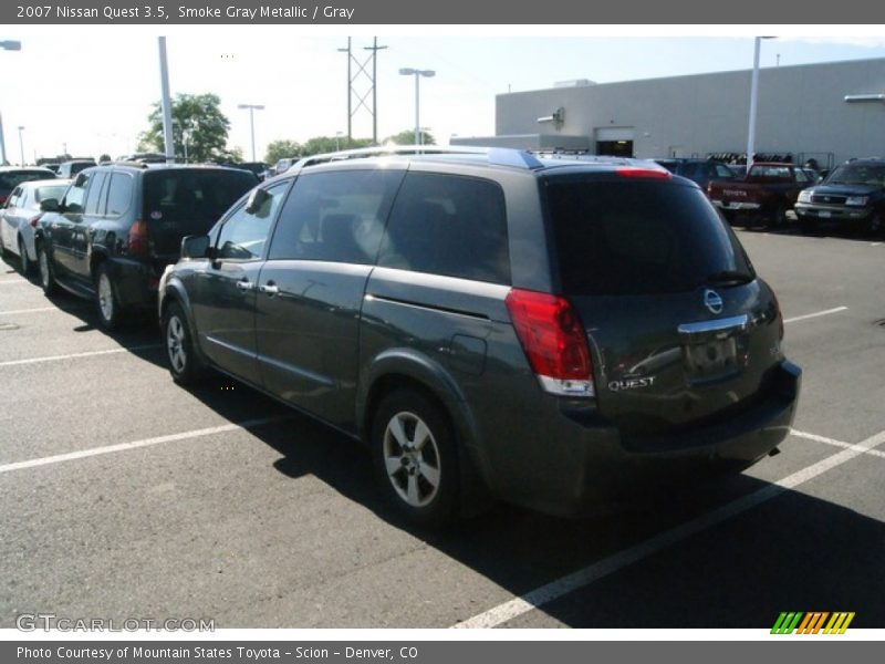 Smoke Gray Metallic / Gray 2007 Nissan Quest 3.5