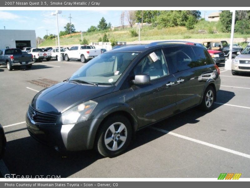 Smoke Gray Metallic / Gray 2007 Nissan Quest 3.5