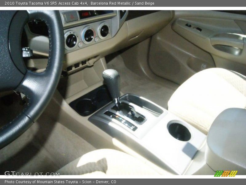 Barcelona Red Metallic / Sand Beige 2010 Toyota Tacoma V6 SR5 Access Cab 4x4