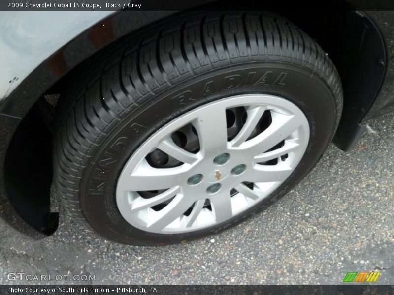 Black / Gray 2009 Chevrolet Cobalt LS Coupe