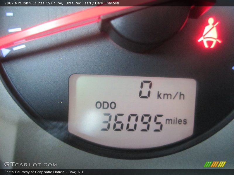 Ultra Red Pearl / Dark Charcoal 2007 Mitsubishi Eclipse GS Coupe