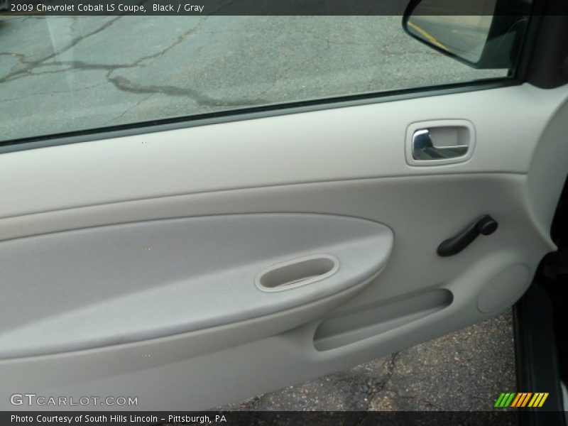 Black / Gray 2009 Chevrolet Cobalt LS Coupe