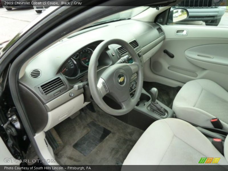 Black / Gray 2009 Chevrolet Cobalt LS Coupe