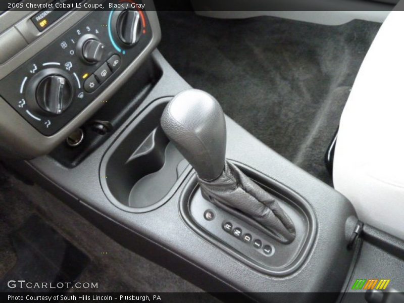 Black / Gray 2009 Chevrolet Cobalt LS Coupe