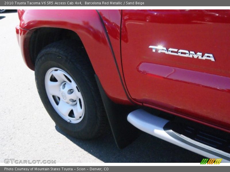 Barcelona Red Metallic / Sand Beige 2010 Toyota Tacoma V6 SR5 Access Cab 4x4