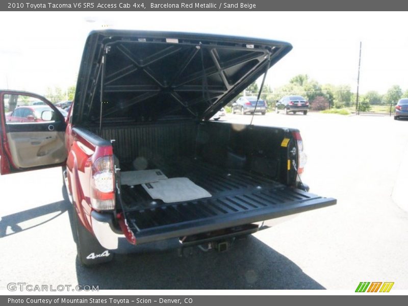 Barcelona Red Metallic / Sand Beige 2010 Toyota Tacoma V6 SR5 Access Cab 4x4