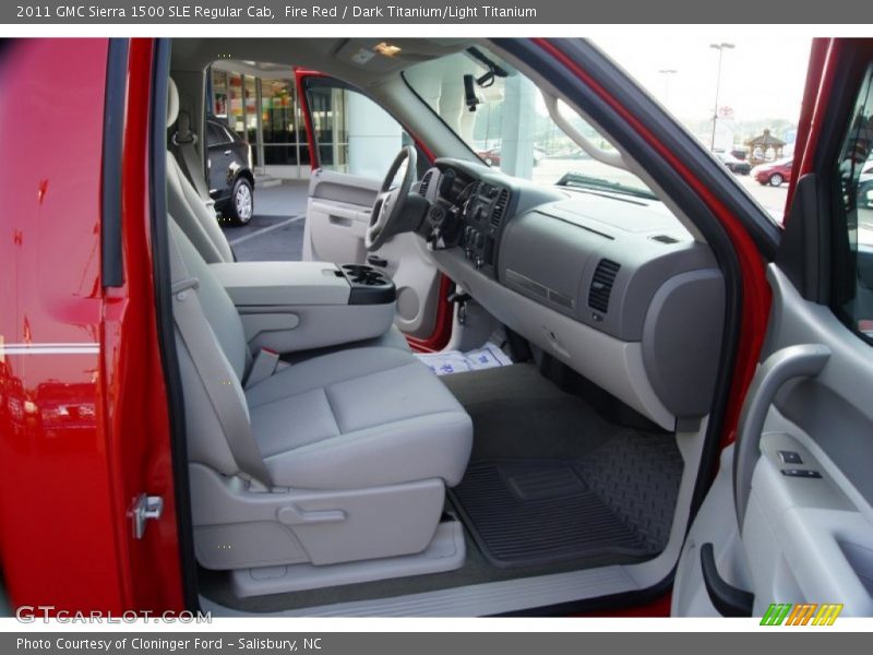  2011 Sierra 1500 SLE Regular Cab Dark Titanium/Light Titanium Interior