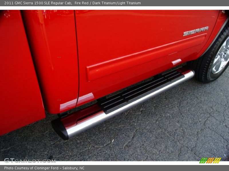 Fire Red / Dark Titanium/Light Titanium 2011 GMC Sierra 1500 SLE Regular Cab