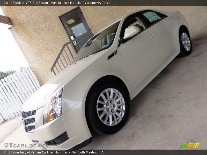 Vanilla Latte Metallic / Cashmere/Cocoa 2011 Cadillac CTS 3.0 Sedan