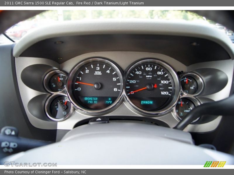  2011 Sierra 1500 SLE Regular Cab SLE Regular Cab Gauges