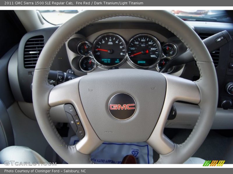  2011 Sierra 1500 SLE Regular Cab Steering Wheel