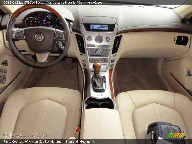 Vanilla Latte Metallic / Cashmere/Cocoa 2011 Cadillac CTS 3.0 Sedan