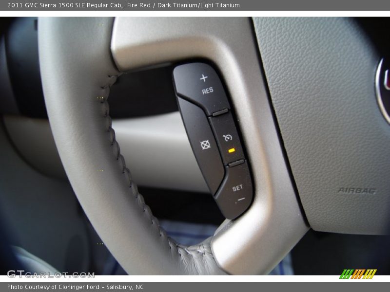 Fire Red / Dark Titanium/Light Titanium 2011 GMC Sierra 1500 SLE Regular Cab