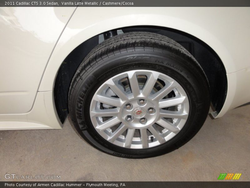 Vanilla Latte Metallic / Cashmere/Cocoa 2011 Cadillac CTS 3.0 Sedan