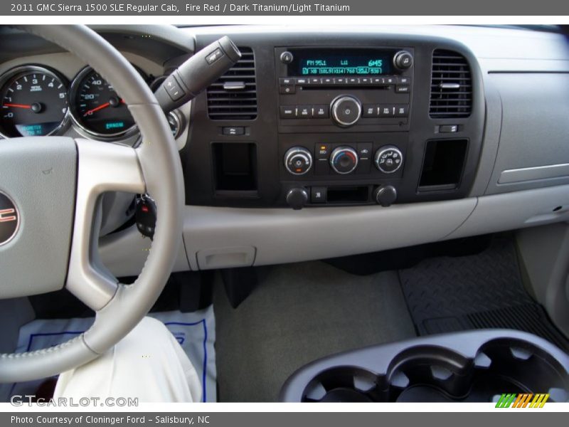 Fire Red / Dark Titanium/Light Titanium 2011 GMC Sierra 1500 SLE Regular Cab