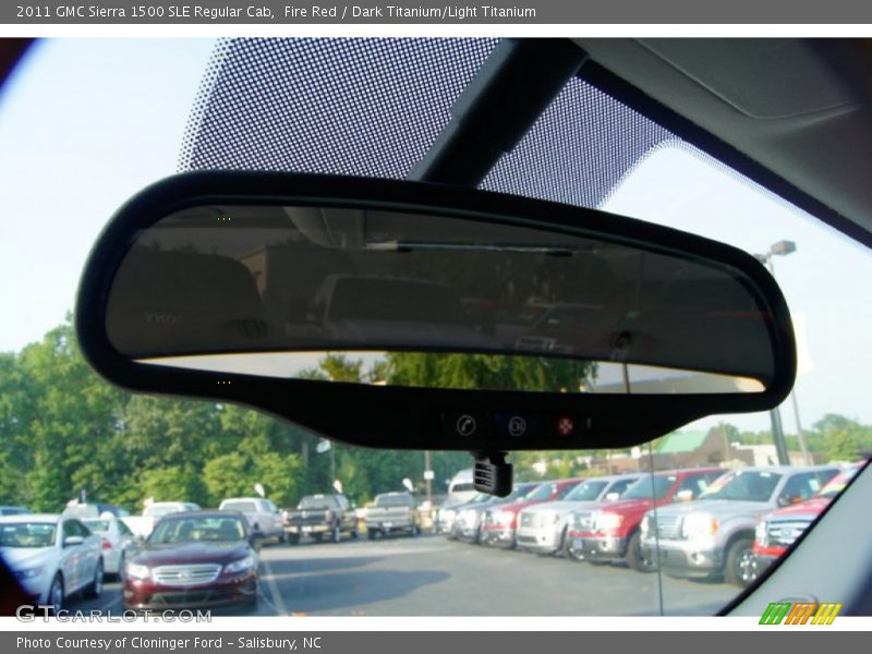 Fire Red / Dark Titanium/Light Titanium 2011 GMC Sierra 1500 SLE Regular Cab