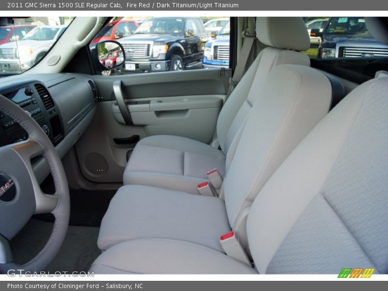  2011 Sierra 1500 SLE Regular Cab Dark Titanium/Light Titanium Interior