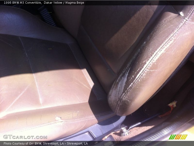  1998 M3 Convertible Magma Beige Interior