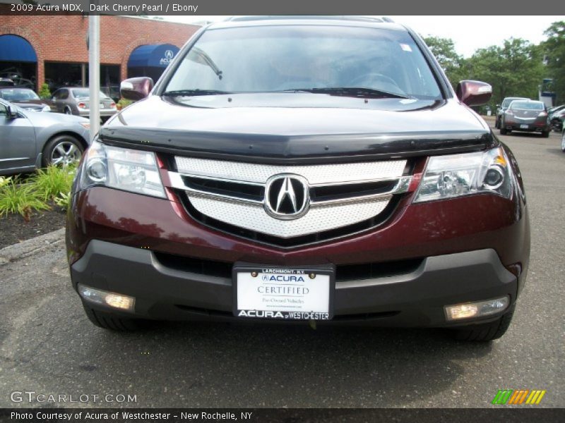 Dark Cherry Pearl / Ebony 2009 Acura MDX