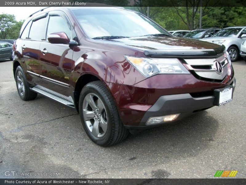 Dark Cherry Pearl / Ebony 2009 Acura MDX