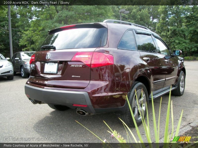 Dark Cherry Pearl / Ebony 2009 Acura MDX