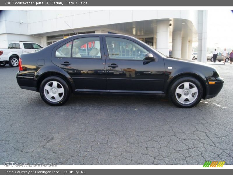 Black / Beige 2000 Volkswagen Jetta GLS Sedan